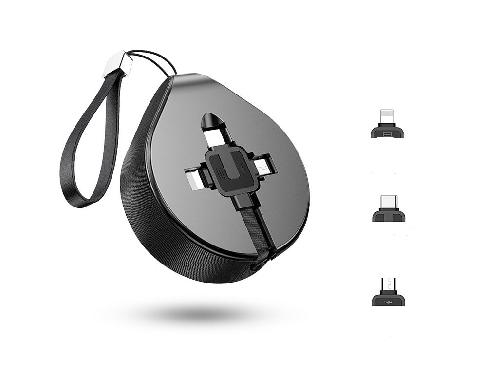 Telescopic data line three-in-one fast charging data line Telescopic data line three-in-one fast charging data line